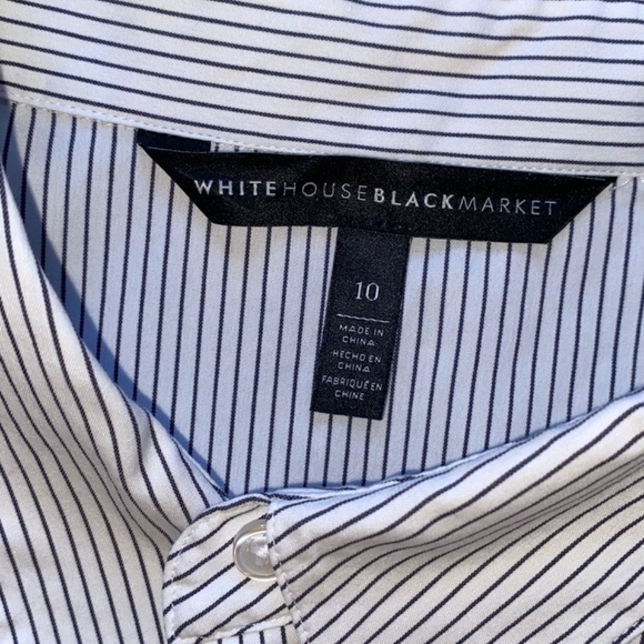 White House Black Market size 10 stylish fall top - Picture 4 of 4